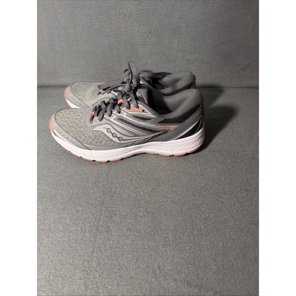 Saucony Womens Size 9.5W Cohesion 13 Sneakers Shoes Grey